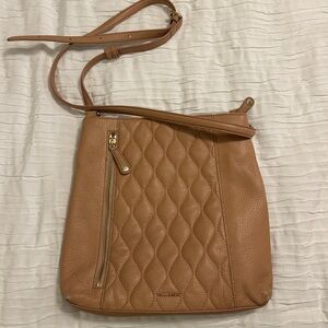 Vera Bradley Leather Quilted Crossbody Bag